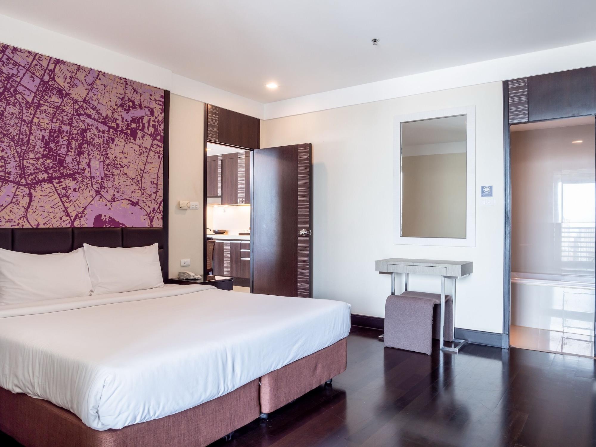 Jasmine Grande Residence Bangkok Ngoại thất bức ảnh A bedroom at the hotel